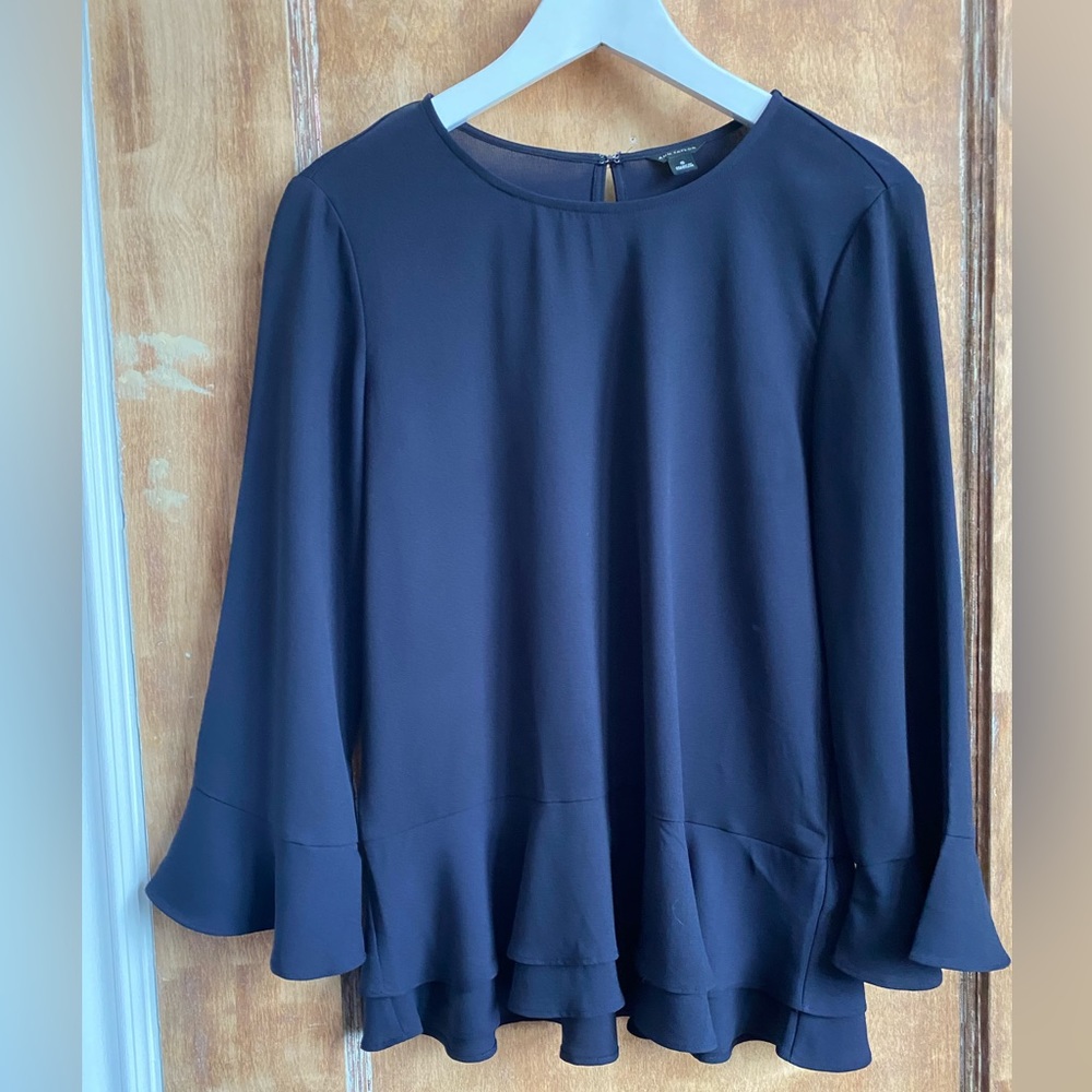 Navy Blue Blouse